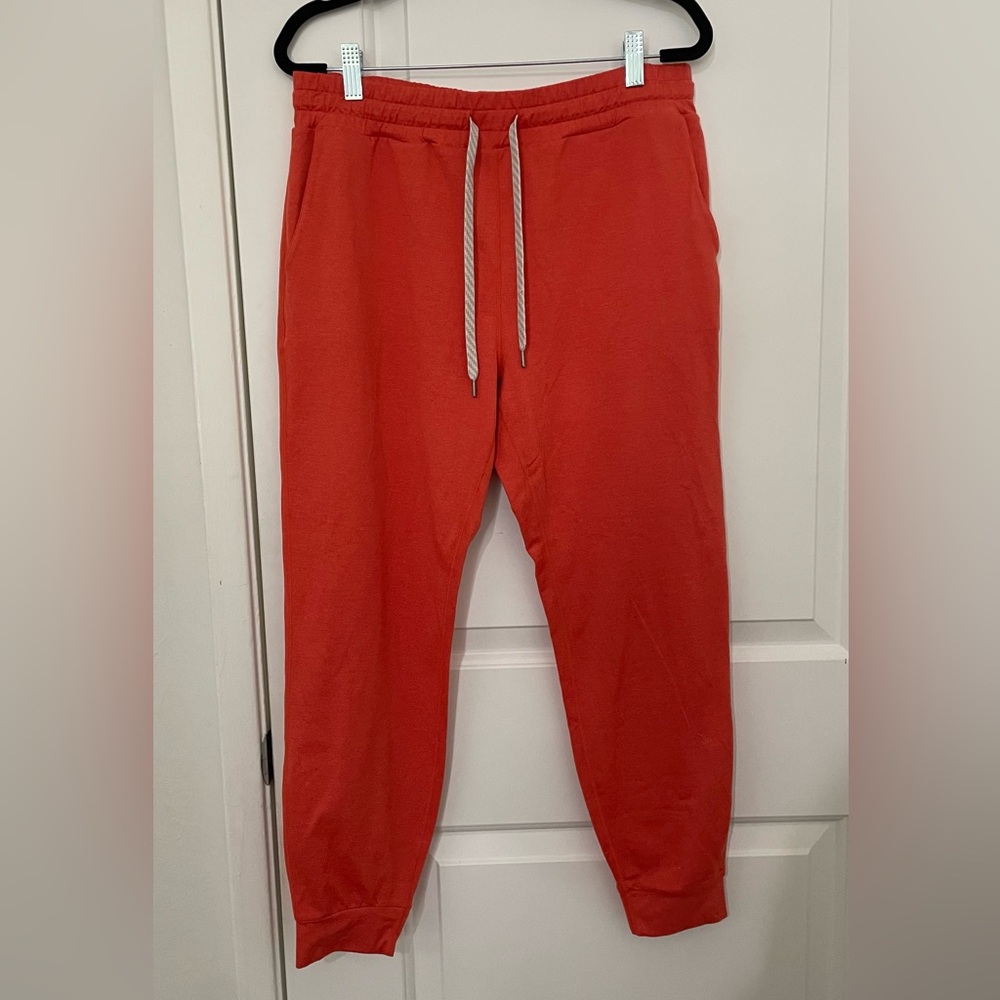 Vuori orange performance joggers
